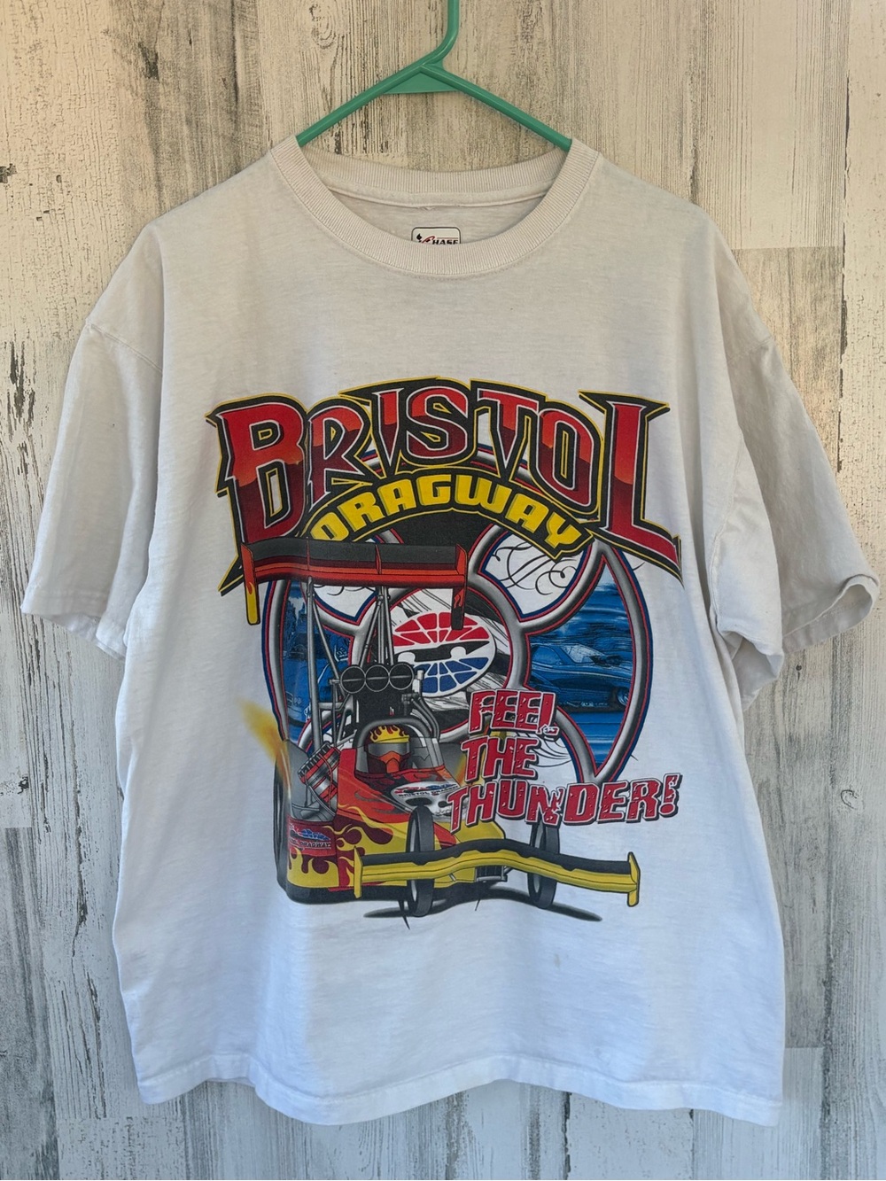 Chase Authentics NASCAR Men’s Size Large Vintage Bristol Dragway Short Sleeve T